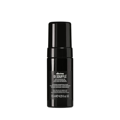 Davines OI Soufflé, Espuma Acondicionadora para Cabello Fino a Medio - Tratamiento Leave-In Líquido a Espuma con Raíz de Achicoria y Aceite de Roucou - imagen 4