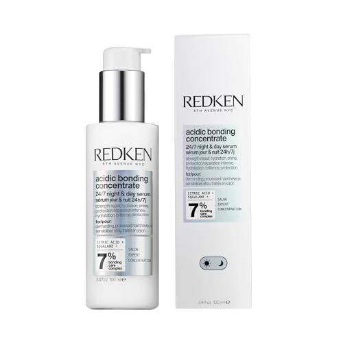 Redken Acidic Bonding Concentrate Suero 24/7 Noche y Día para Cabello Dañado - Nutre y Restaura, Reparación y Protección Nocturna, Ligero y Antifrizz - imagen 4