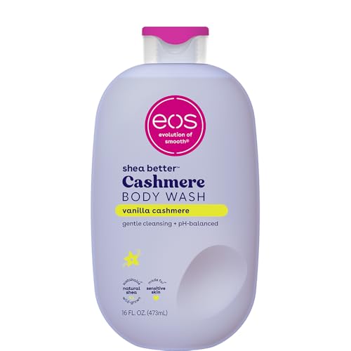 Gel de Ducha eos, Vainilla, Fórmula Cremosa Hidratante con Manteca de Karité, Glicerina, Vitamina E, pH Balanceado, Piel Sensible, Vegano, 16 fl oz - imagen 4