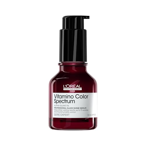 Sérum L'Oréal Professionnel Paris Vitamino Color Spectrum Glass Shine - Brillo Instantáneo para Cabello, Protección para Cabello Teñido, Antifrizz - imagen 4