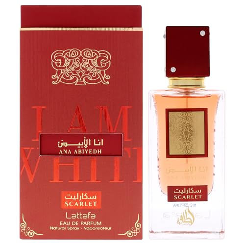 Lattafa Ana Abiyedh Scarlet – Perfume Eau de Parfum Unisex de 60 ml, Fragancia Duradera, Notas Frutales, Florales, Picantes y Dulces - imagen 4