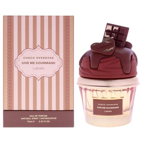 Lattafa Choco Overdose Eau de Parfum 75ml - Fragancia de Chocolate Oscuro y Caramelo, Colección Gourmand, Dulce y Elegante - imagen 4