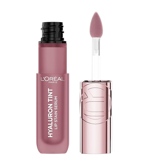 L'Oreal Paris Hyaluron Tint Serum Labial, Tinte Hidratante de Larga Duración con Ácido Hialurónico, 217 Smoky Mauve (Rosa Apagado) - imagen 4