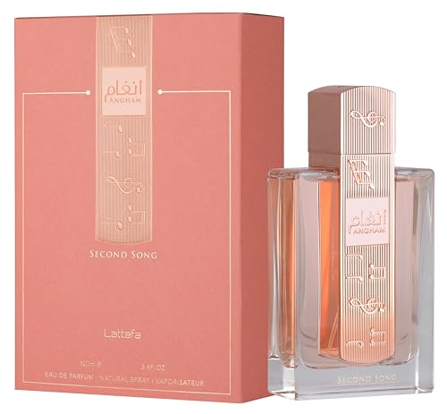 Lattafa Angham Second Song Eau de Parfum 100ml – Fragancia Unisex Oriental de Vainilla, Aroma Dulce y Cremoso de Larga Duración - imagen 4