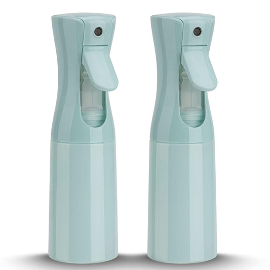 Zuhose Spray Bottle for Hair (6.8OZ /200ML) Continuous Ultra Fine Mist Sprayer for Hair, Salons, Barber, Plants, Skin Care, Cleaning 2 Pack Blue