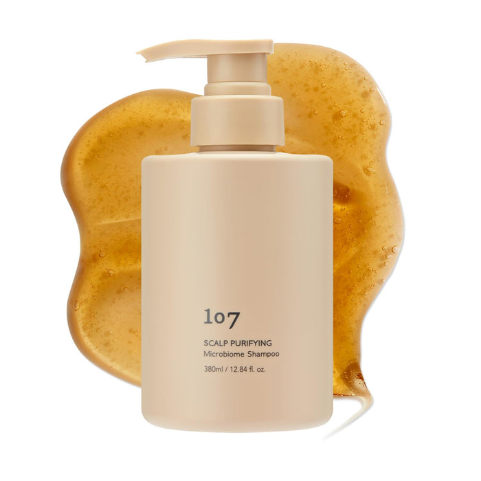 107 Clarifying Shampoo - Purifying Shampoo for Build Up, Dirt, Oil, Itchy, Dry Scalp – Fermented Vinegar & Ginseng for Refreshed & Revitalized Scalp