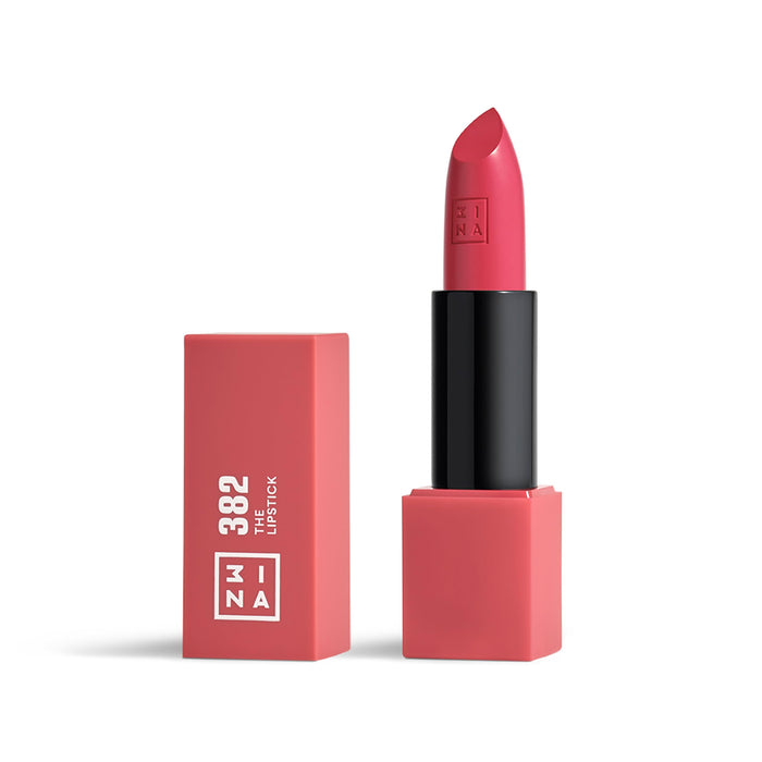 3INA The Lipstick - Moisturizing Lipstick for Women - Semi-Matte Satin Finish with 5-Hour Long Wear - Highly Pigmented and Comfortable - 382-0.16 oz