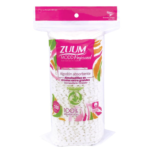 Zuum Professional 100 Cotton Pads by Zuum