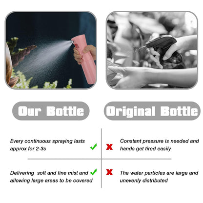 Zuhose Spray Bottle for Hair pink 2pack