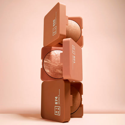 3INA The Matte Bronzer Powder - Natural-Looking Sunkissed Look - Silky, Buildable Matte Formula - Smooth Lightweight Bronzer Makeup - 674-0.25 oz