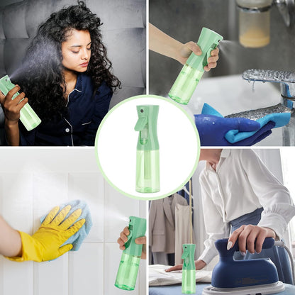 Zuhose Spray Bottle for Hair (6.8OZ /200ML) Continuous Ultra Fine Mist Sprayer for Hair, Salons, Barber, Plants, Skin Care, Cleaning 1 Pack CLEAR