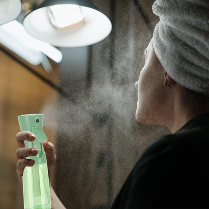 Zuhose Spray Bottle for Hair (6.8OZ /200ML) Continuous Ultra Fine Mist Sprayer for Hair, Salons, Barber, Plants, Skin Care, Cleaning 1 Pack CLEAR