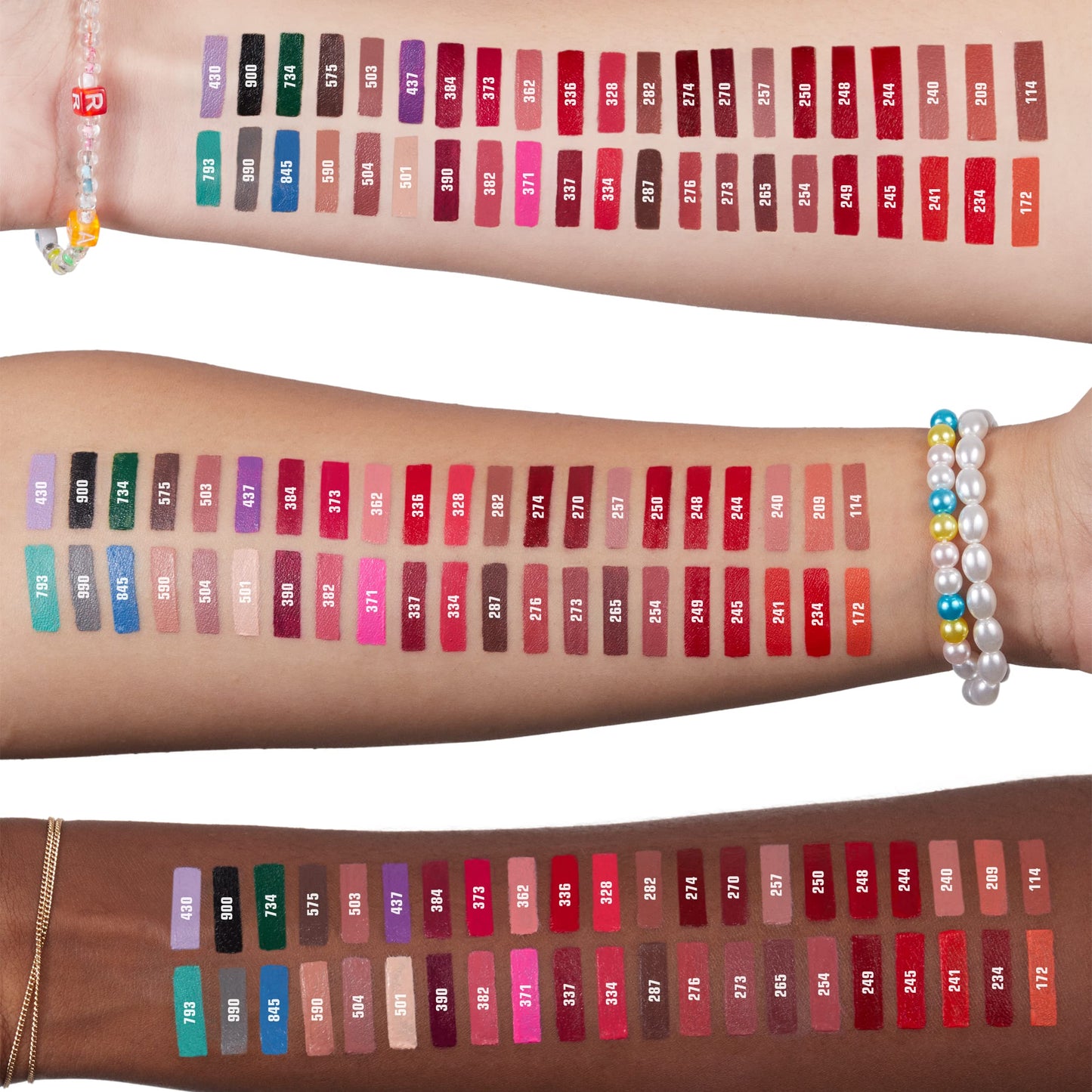 3INA The Lipstick - Moisturizing Lipstick for Women - Semi-Matte Satin Finish with 5-Hour Long Wear - Highly Pigmented and Comfortable - 287-0.16 oz