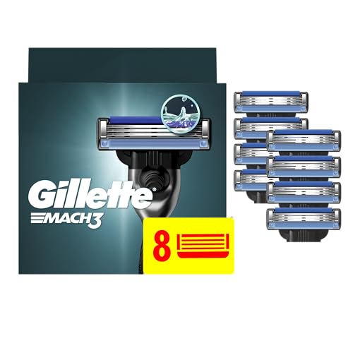 Recambios de Maquinilla Gillette Mach3 para Hombres, 8 Cuchillas de Afeitar - imagen 1