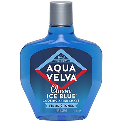 Aqua Velva After Shave Clásico Ice Blue, 7 Onzas, Alivia, Refresca y Enfría la Piel - imagen 4