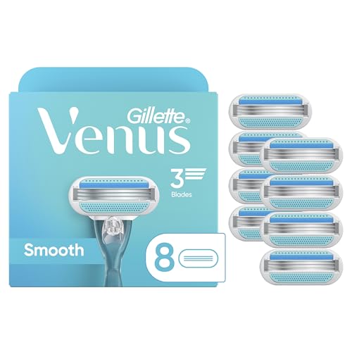 Repuestos de Cuchillas para Afeitar Gillette Venus Smooth para Mujeres, 8 Unidades, Lubricadas para Proteger la Piel de Irritaciones - imagen 2