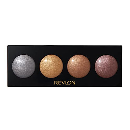 Paleta de Sombra de Ojos Revlon Crème, Maquillaje Iluminador con Ingredientes Resistentes a Pliegues, Acabados Mate y Brillantes, 715 Metales - imagen 3