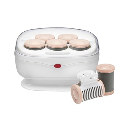 Rizadores de Pelo Conair Doble Cerámica para Cabello Largo, Medio y Corto, 5 Rulos Térmicos de 1½ Pulgadas con Clips, Volumen y Rizos, Doble Voltaje, - imagen 1