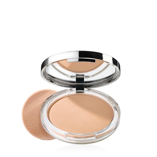 Polvo Compacto Clinique Stay-Matte para Piel Grasa | Cobertura Transparente + Acabado Mate | Minimiza Brillo, Stay Golden - imagen 1