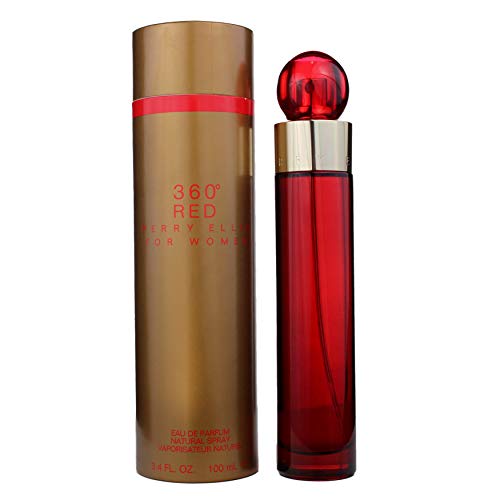 Perry Ellis 360° Red Eau De Parfum Spray para Mujeres - Perfume EDP Floral Exótico, Fragancia de Diseñador, Larga Duración - 3.4 fl oz (100 mL) - imagen 2