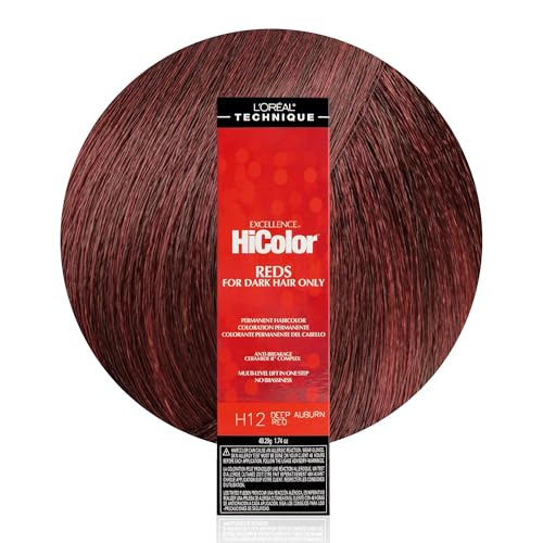 L'Oréal Technique HiColor Rojos Coloración Permanente para Cabello - Aclara Cabello Oscuro en un Paso, Sin Brassiness, Fórmula Cremosa Rica, Color - imagen 3
