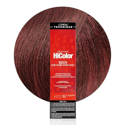 L'Oréal Technique HiColor Rojos Coloración Permanente para Cabello - Aclara Cabello Oscuro en un Paso, Sin Brassiness, Fórmula Cremosa Rica, Color - imagen 2