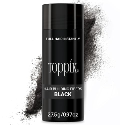 Fibra Capilar Toppik, Negra, 27.5g, Para Cabello Fino o Ralo, Aumenta el Grosor y Volumen, 9 Tonos para Hombres y Mujeres, Fórmula de Proteína de - imagen 4