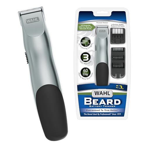Recortadora de Cabello Facial a Batería Wahl Groomsman para Barba y Bigote, Incluye Detalle con Luz y Afeitado Corporal – Modelo 9906-717V - imagen 1