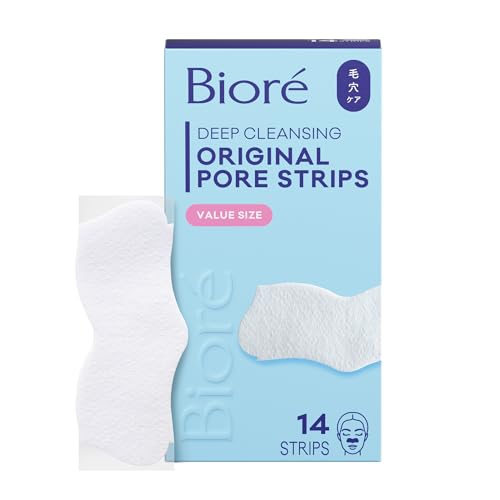 Tiras para eliminar puntos negros Bioré Original, tiras nasales de limpieza profunda con tecnología C-Bond, sin aceite, no comedogénicas, 14 piezas - imagen 1