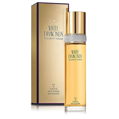 Perfume Elizabeth Taylor White Diamonds para Mujer, Fragancia Floral Duradera, Eau de Toilette EDT Spray, 3.3 fl oz - imagen 1