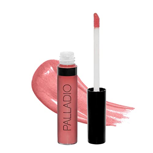 Brillo Labial Palladio, Brillo Labial No Pegajoso, Con Vitamina E y Aloe, Color Intenso y Hidratación, Minimiza Arrugas Labiales, Suaviza Labios con - imagen 1