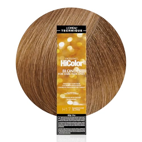 L'Oréal Technique HiColor Marrones y Rubios - Tinte Permanente para Cabello, Aclara Cabello Oscuro en un Paso, Sin Tonos Naranjas, Fórmula Rica y - imagen 1