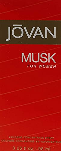 Jovan Musk para Mujeres Eau de Cologne Spray 3.25 fl oz, Perfume Sexy con Notas de Jazmín, Ámbar y Neroli, Fragancia Duradera, Tamaño de Viaje - imagen 2