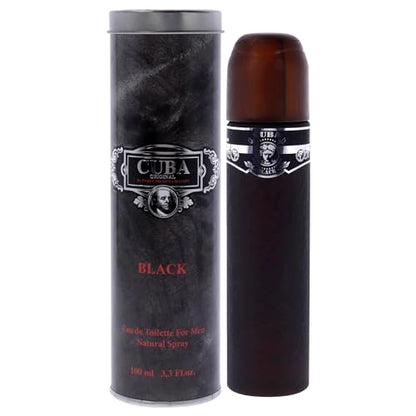 Cuba Black de Cuba para Hombre. Eau de Toilette Spray 3.3 Onzas - imagen 1