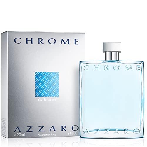 Azzaro Chrome Eau de Toilette - Colonia masculina fresca y acuática - Fragancia cítrica, amaderada y almizclada - Perfume de lujo para el uso diario - imagen 1