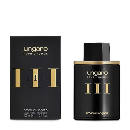 Eau de Toilette Emanuel Ungaro Pour L'Homme III Spray para Hombre, 3.4 Fl Oz - imagen 3