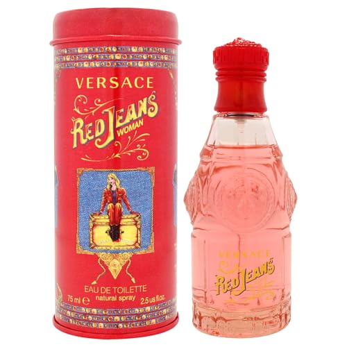 Jeans Rojos Versace 2.5 oz EDT Spray (Tester) para Mujeres - imagen 1