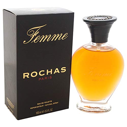 Rochas Femme Eau de Toilette Spray, 3.3 oz (100 ml) - imagen 1