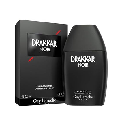 Guy Laroche Drakkar Noir, Fragancia Icónica para Hombre, Eau de Toilette Intenso y Poderoso, Mezcla Fougère y Especias Aromáticas, 6.8 Fl. Oz. - imagen 4