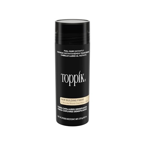 Fibra Capilar Toppik, Rubio Claro, 27.5g | Rellena Cabello Fino o Ralo | Cabello Instantáneamente Más Grueso y Abundante | 9 Tonos para Hombres y - imagen 4