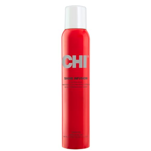 CHI Shine Infusion Spray para el Cabello, Control de Frizz y Brillo Ligero, Reduce Cabellos Sueltos y Ayuda a Reparar Puntas Abiertas, Libre de - imagen 3