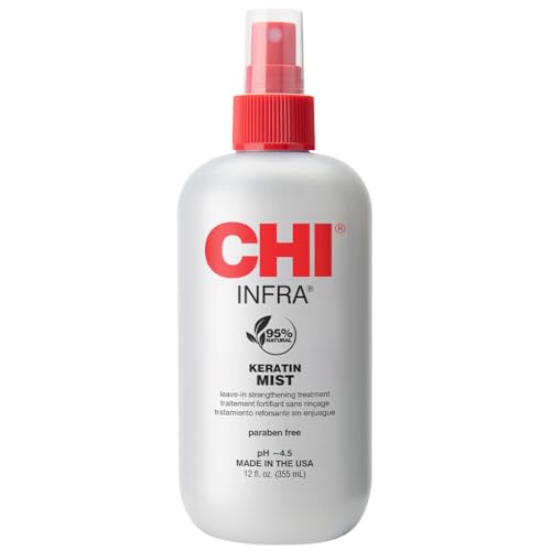 CHI Keratin Mist, Spray Fortalecedor para el Cabello, Restaura Suavidad y Protege del Daño por Calor, Sin Parabenos, 12 Oz - imagen 3