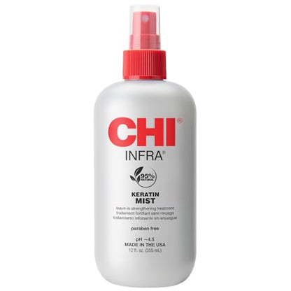 CHI Keratin Mist, Spray Fortalecedor para el Cabello, Restaura Suavidad y Protege del Daño por Calor, Sin Parabenos, 12 Oz - imagen 3