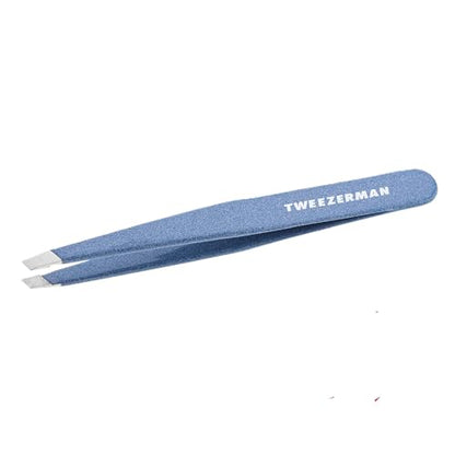 Pinzas de Cejas de Acero Inoxidable Tweezerman - Pinzas de Diseño Inclinadas para Mujeres y Hombres (Azul Cielo) - imagen 4