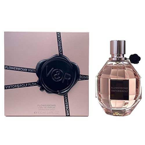 Viktor & Rolf Flowerbomb Eau De Parfum Spray para Mujeres, 3.4 Fl Oz - imagen 4