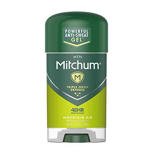 Desodorante Antitranspirante Mitchum para Hombre, Gel Triple Defensa contra Olores, Protección de 48 Horas, Montaña, 2.25 oz - imagen 4