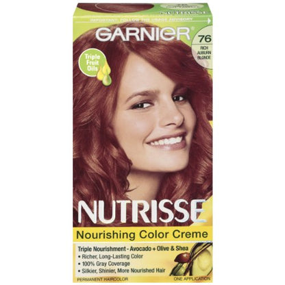 Crema Colorante Nutrisse Garnier, 76 Castaño Rojo Rico (Hot Tamale) - imagen 1