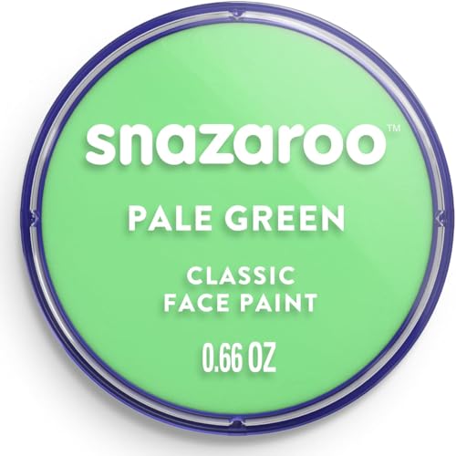 Pintura Facial y Corporal Snazaroo Clásica, 18.8g (0.66 oz) - Verde Pálido, a Base de Agua, No Tóxica, Fácil Aplicación y Remoción para Niños y - imagen 2