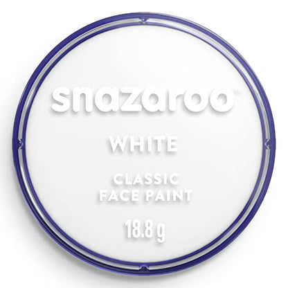 Pintura Facial y Corporal Snazaroo Clásica, 18.8g (0.66 oz) Blanca - A Base de Agua, No Tóxica, Fácil Aplicación y Remoción para Niños, Adultos, - imagen 3