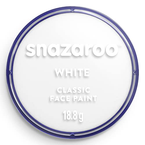 Pintura Facial y Corporal Snazaroo Clásica, 18.8g (0.66 oz) Blanca - A Base de Agua, No Tóxica, Fácil Aplicación y Remoción para Niños, Adultos, - imagen 2